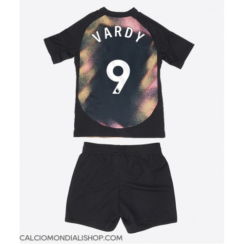 Maglie da calcio Leicester City Jamie Vardy #9 Seconda Maglia Bambino 2024-25 Manica Corta (+ Pantaloni corti)